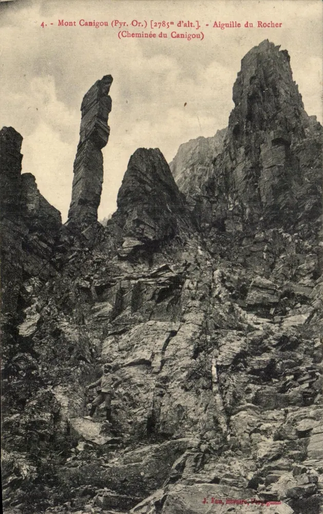 Mont Canigou (Pyr. Or.) — Aiguille du Rocher — J. Fau, Illiéro, Perpignan - Vorderseite