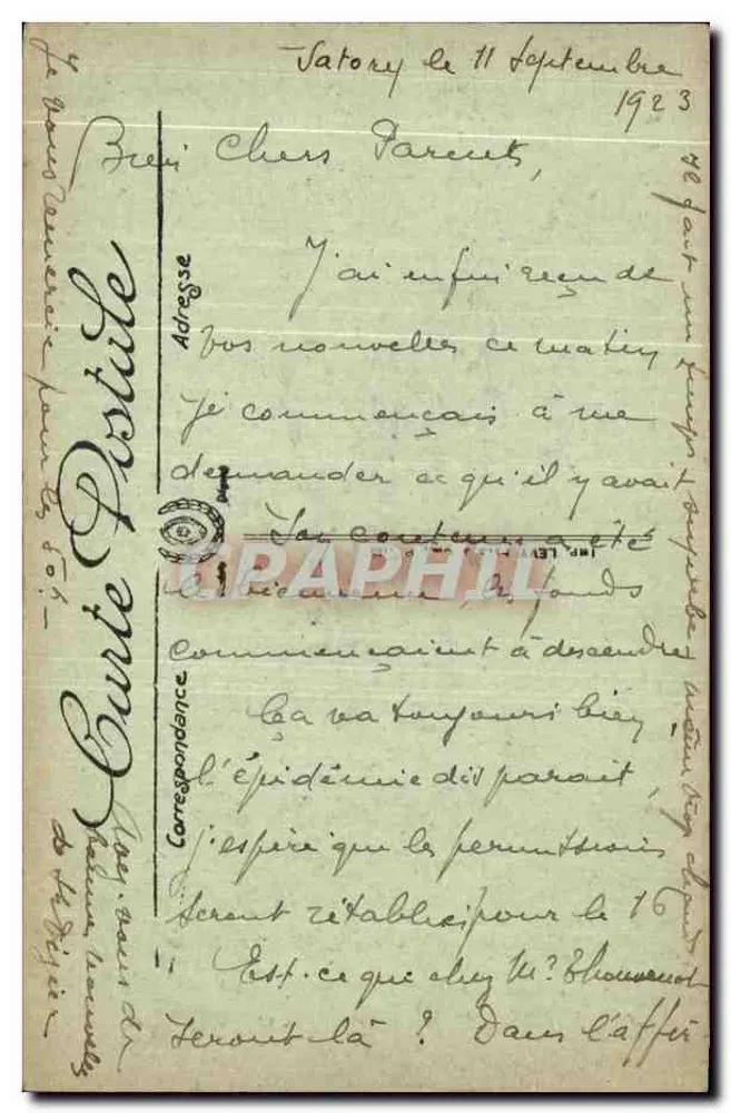 Versailles — Tapis Vert — Le Canal — LL. — n°120 - Verso