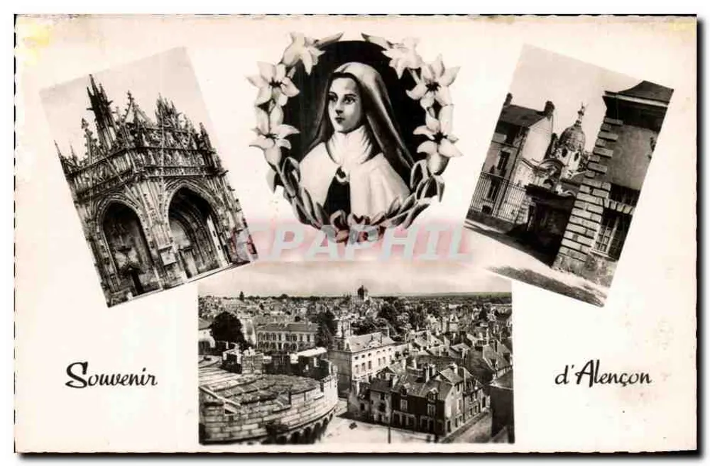 Alençon — Lembrete de Alençon — editor desconhecido - Frente