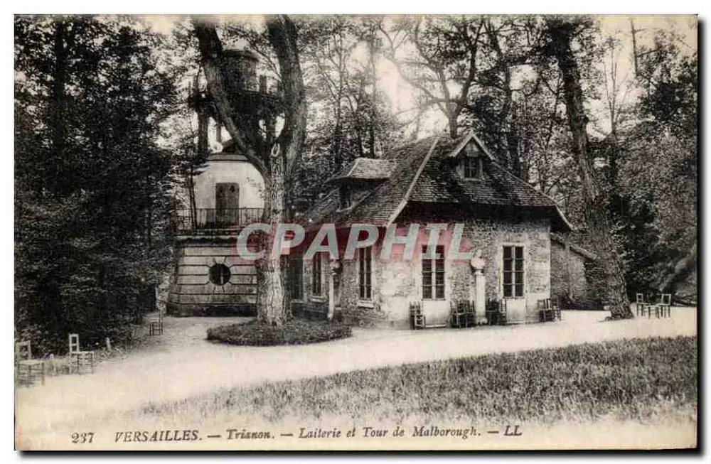 Versailles — Trianon — Käsefabrik und Turm von Malborough — LL — n° 2337 - Vorderseite