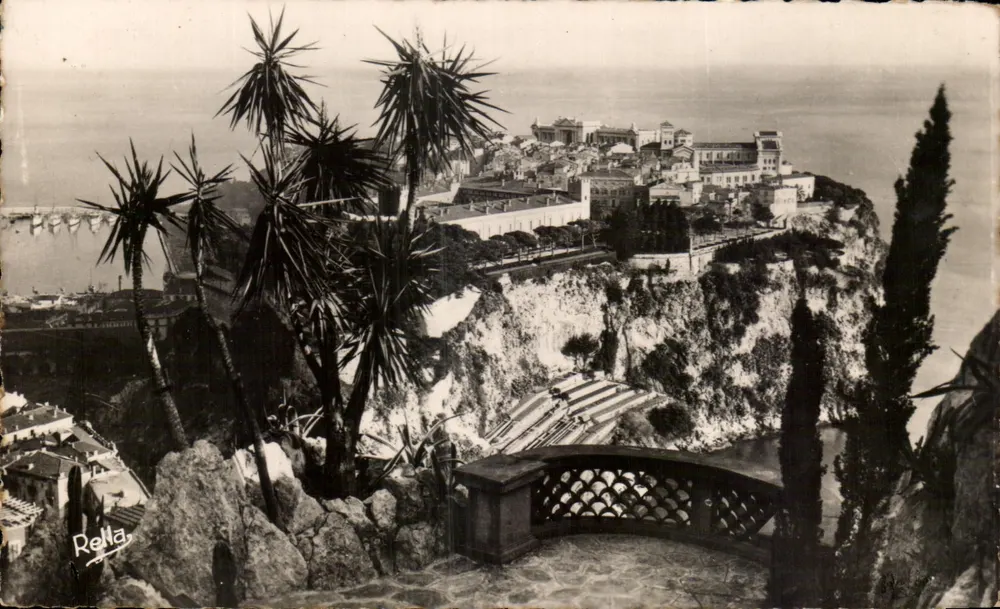 Monte-Carlo — Ansicht des Exotischen Gartens — Verlag Rella, Nr. 2804 - Vorderseite