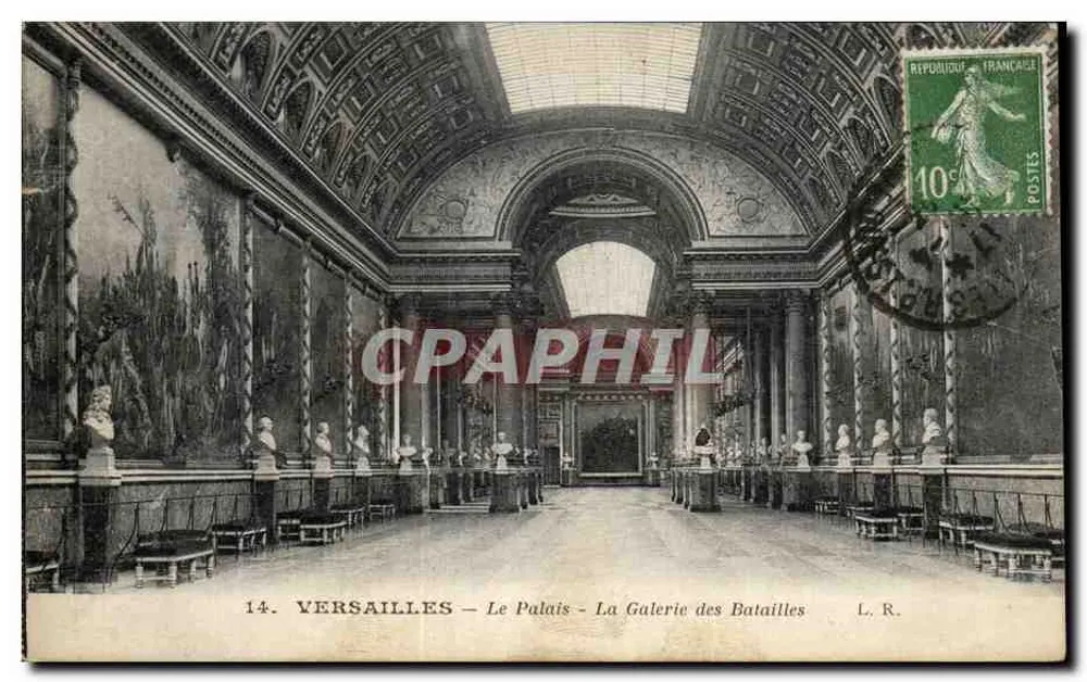 Versailles — Das Schloss — Die Schlachtengalerie — L. R. - Vorderseite