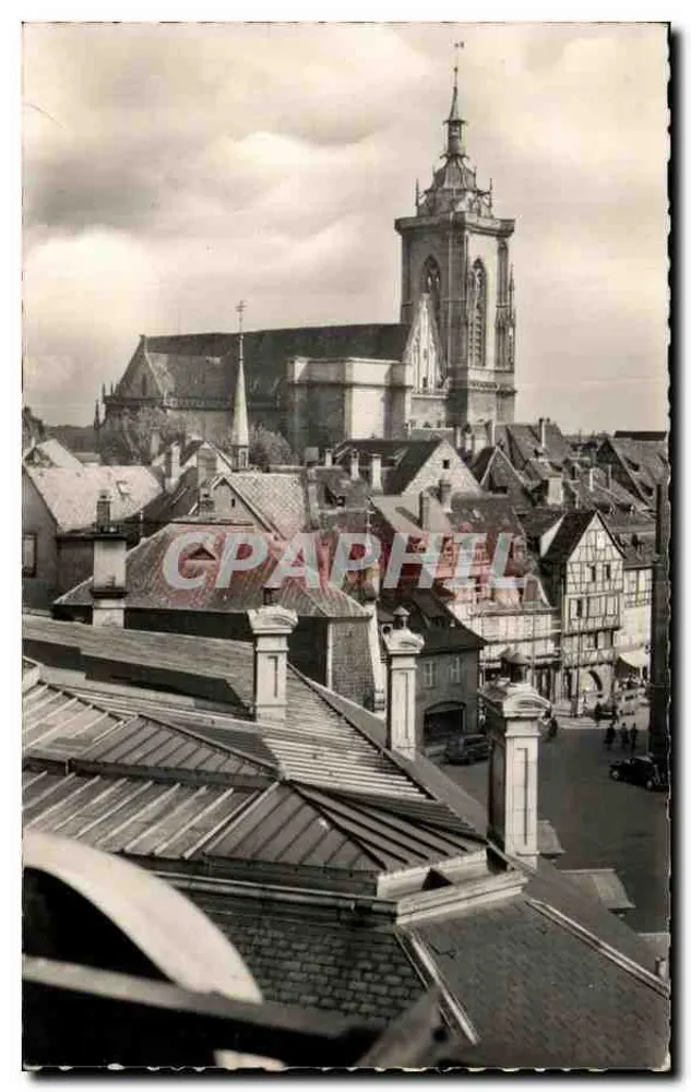 Colmar (Haut-Rhin) — Vista da Catedral - Frente