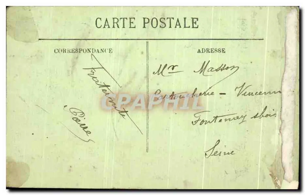 Laval — Vue générale prise du Jardin de la Perrine — LL. - Rückseite