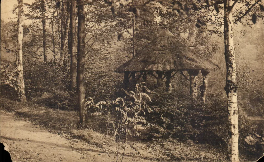Kiosque dans la forêt — Lindthout — éditeur E.&B. - Vorderseite
