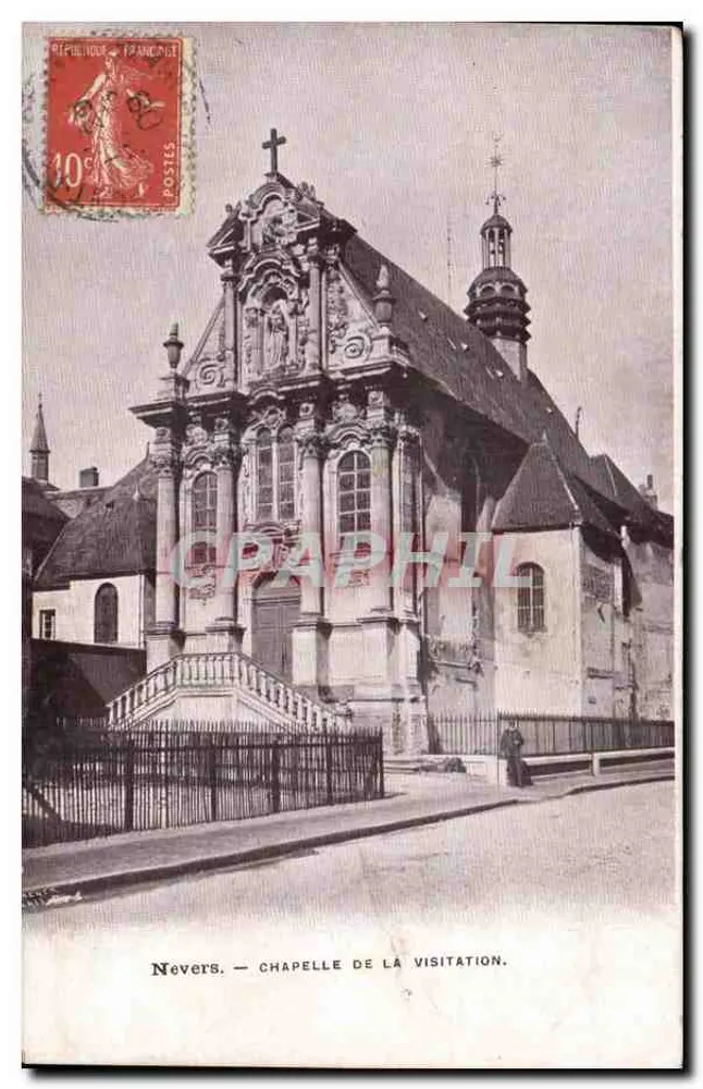 Nevers — Capela da Visitação — Editor não identificado, número de série não visível - Frente
