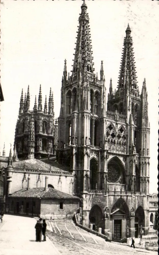 Burgos: Kathedrale. Hauptfassade — Verlag Garda Carralda, Nr. 46 - Vorderseite