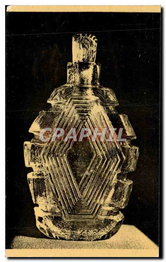 Gefräste Glasflasche — Serie XIV, Nr. 8 — Verleger Marinot (Maurice), Paris - Vorderseite