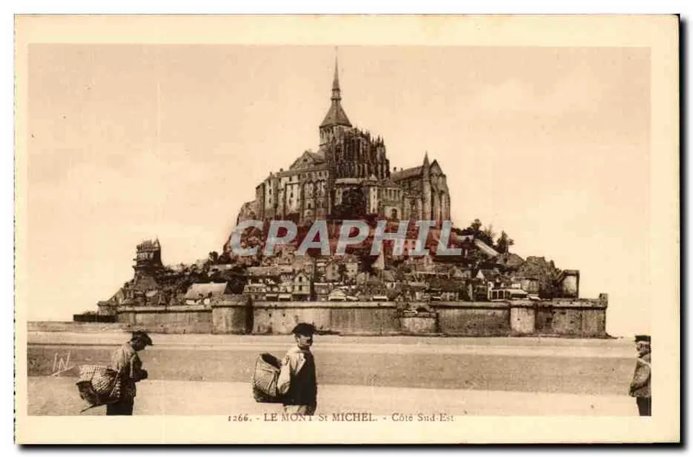 Mont Saint-Michel — Südostseite — Laurent-Natennes - Vorderseite