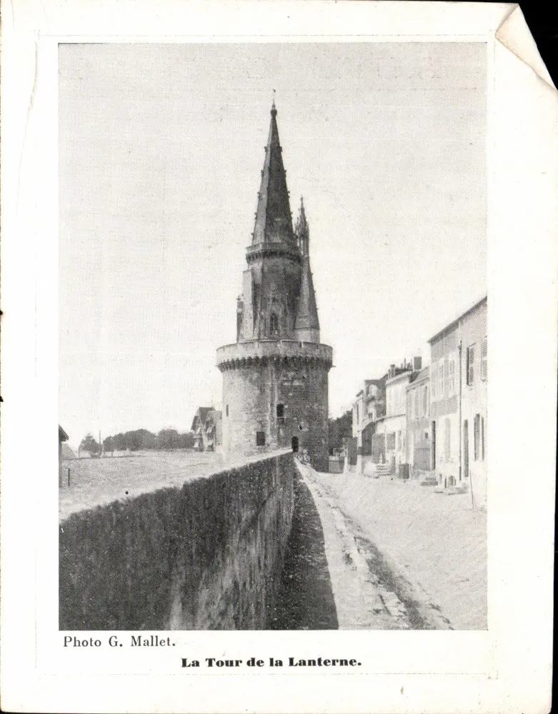 A Torre da Lanterna — Foto G. Mallet — La Rochelle - Frente