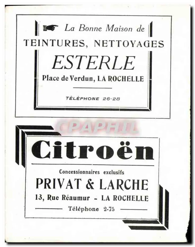 Casa Nicolas-Venette — Foto G. Mallet — La Rochelle - Verso