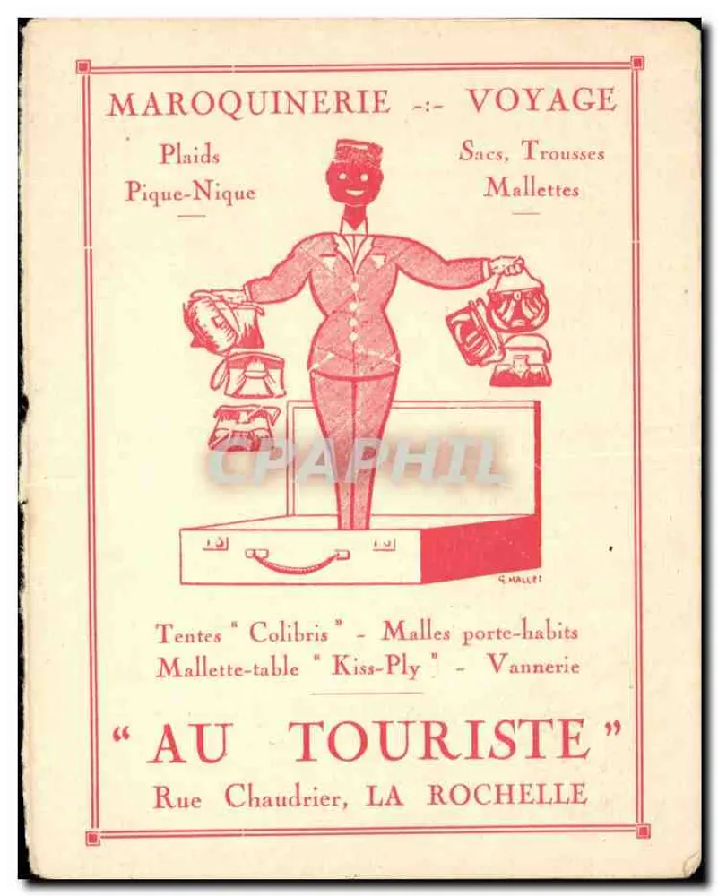 Ledersachen - Reisen — Für den Touristen — Rue Chaudrier, La Rochelle - Vorderseite
