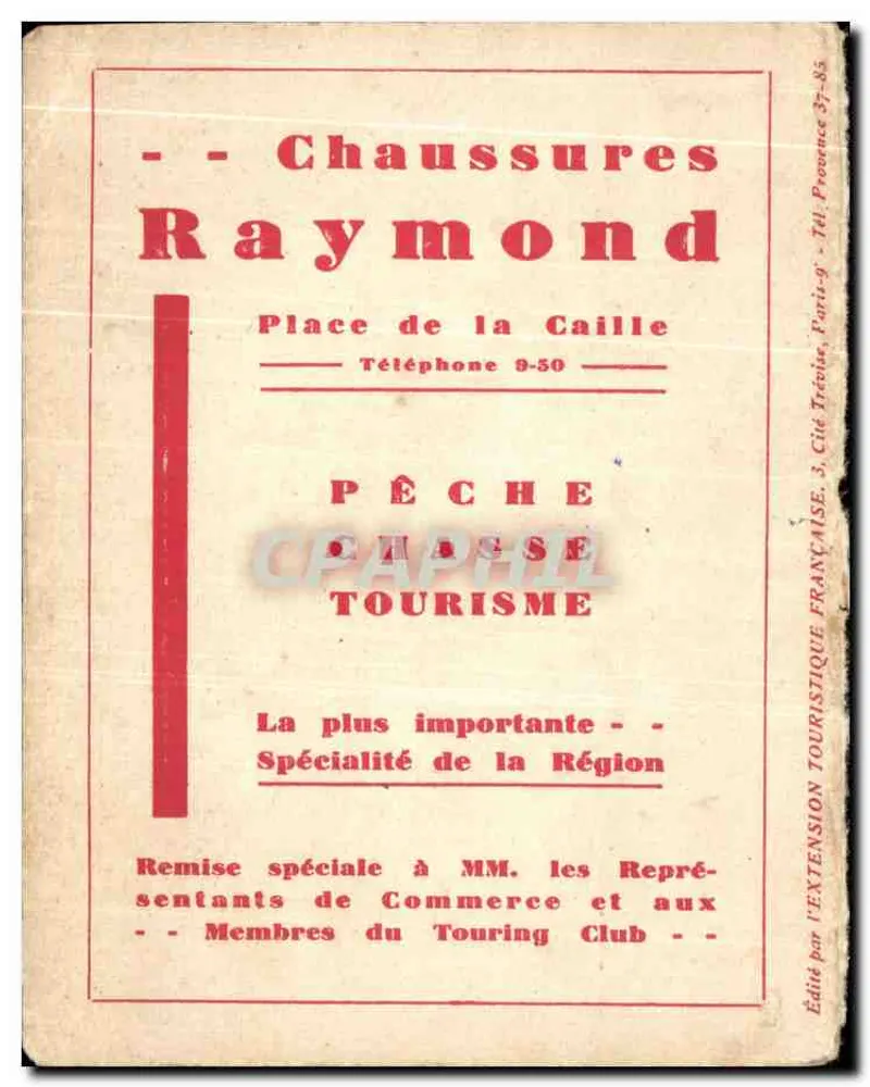 Ledersachen - Reisen — Für den Touristen — Rue Chaudrier, La Rochelle - Rückseite