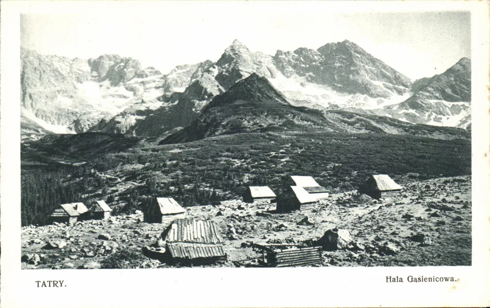 Tatras — Hala Gaśienicowa — Foto. J. Opp. / Rotogravur von der Nationalen Sektion in Krakau, S. 18 - Vorderseite