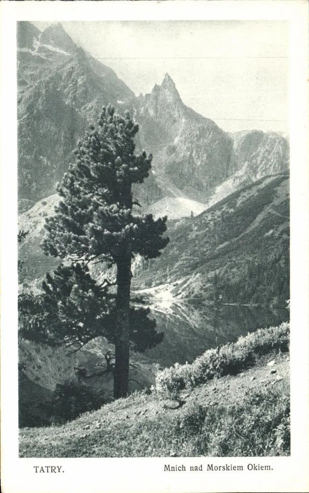 Tatras — Mních nad Morským Okiem — Fot. J. Opp. — N° 20 - Frente