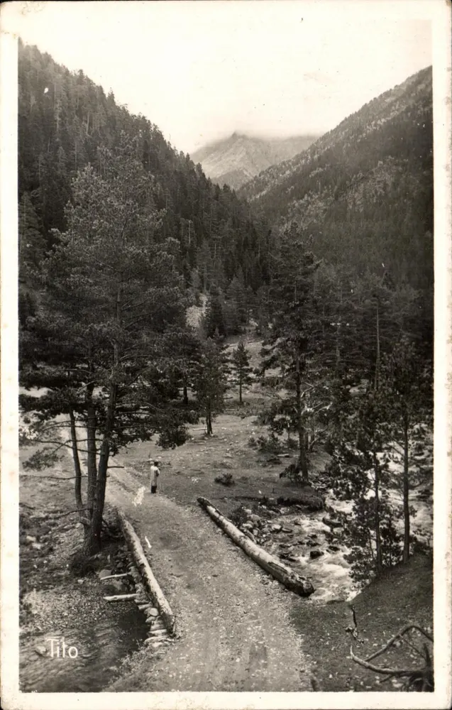 Vale de Aure — Planície de Frédancon 1388 m — Tito - Frente