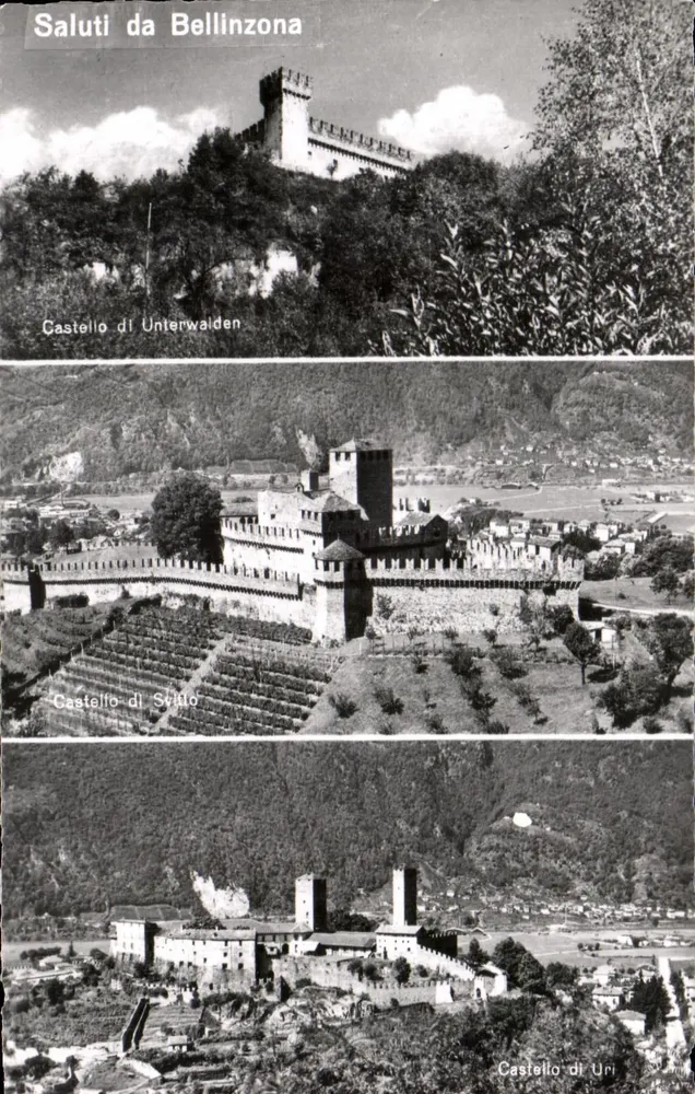 BELLINZONA — Castelli di Uri, Svitto e Unterwalden — Ediz. Bellinzona, n° 0101 - Vorderseite