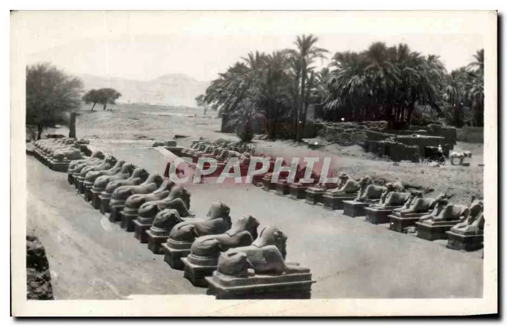 Karnak — Avenida das Esfinges — Editor desconhecido - Frente