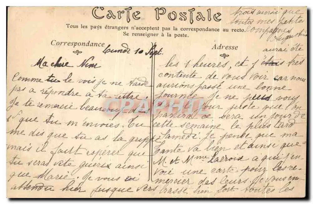RUEIL — Lago de Saint-Cucufa, uma Avenida — N.C. Poot, n°34 - Verso
