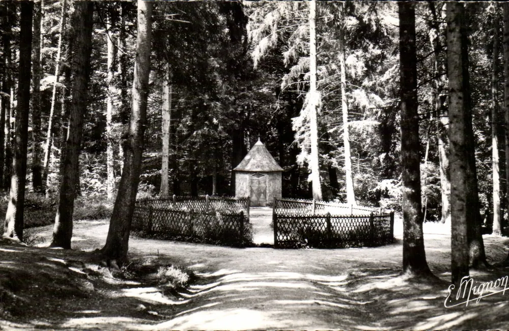 Floresta de Bellême — Fonte Romana da Herse — E. Mignon - Frente