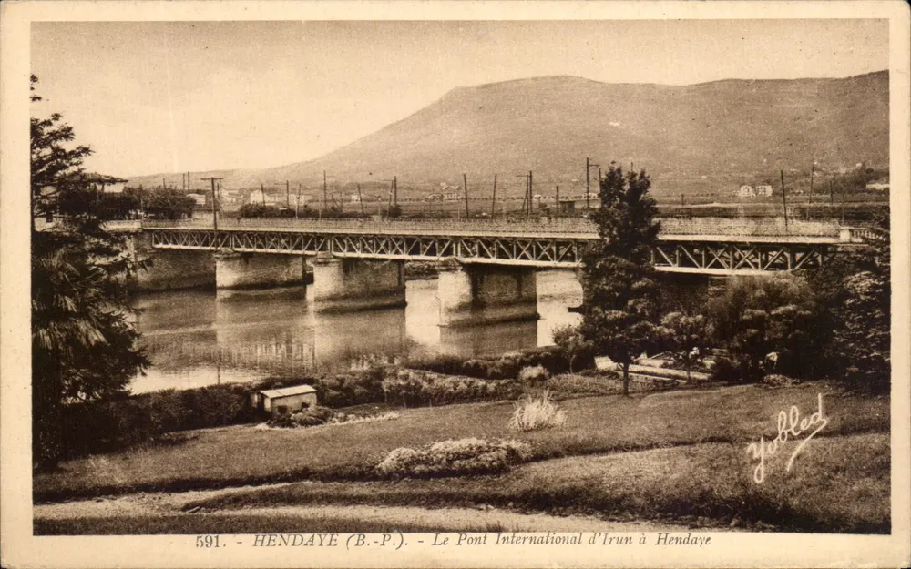 Ponte Internacional de Irun em Hendaye — Hendaye (B.P.) — Yubbled - Frente