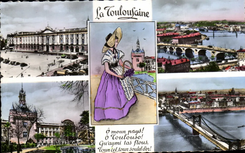 La Toulousaine — Die Rosa Stadt — Verlag Labouche, Nr. 406 - Vorderseite