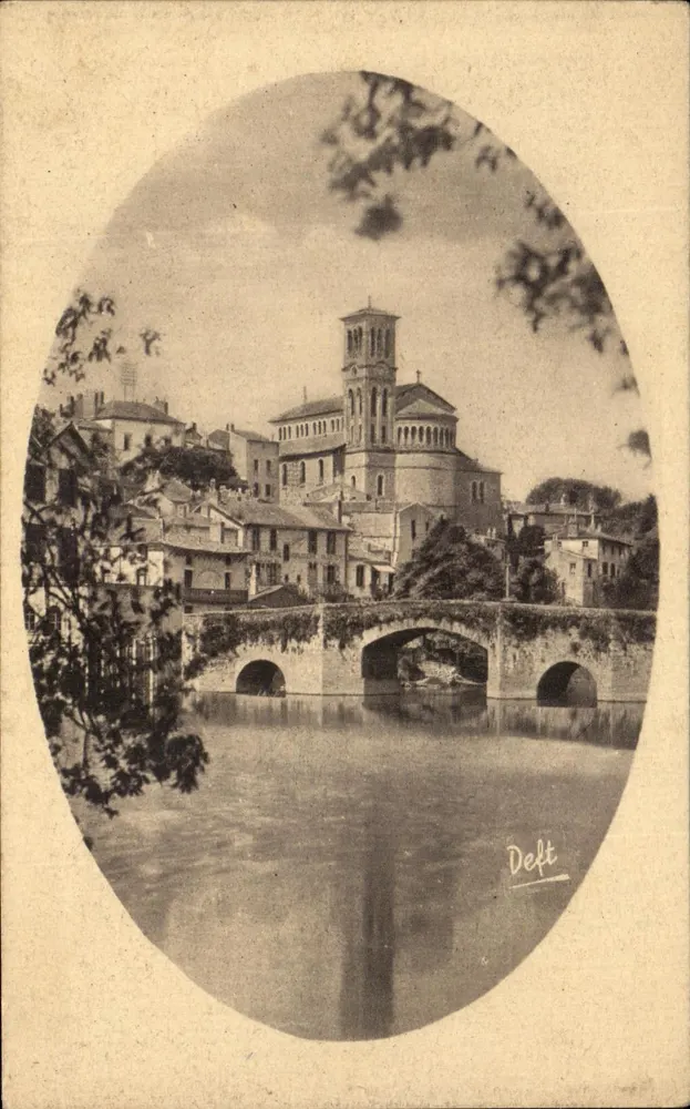 Clisson im Spaziergang — Kirche Notre-Dame und Brücke der Vallée — Edition Delontaut - Vorderseite