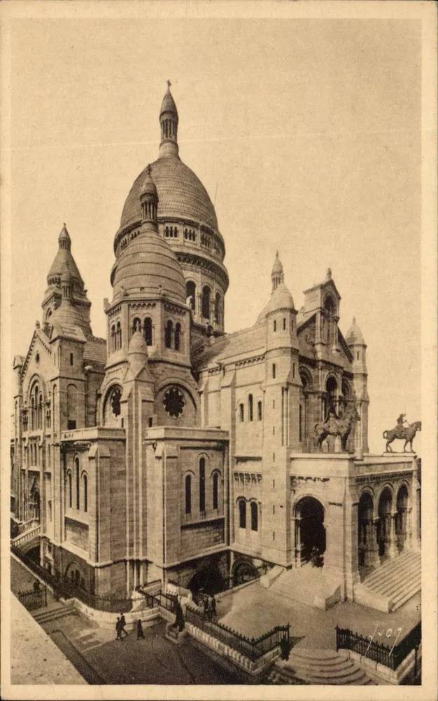 Basilika des Heiligen Herzens — Paris — Éditions d'Art Martel - Vorderseite