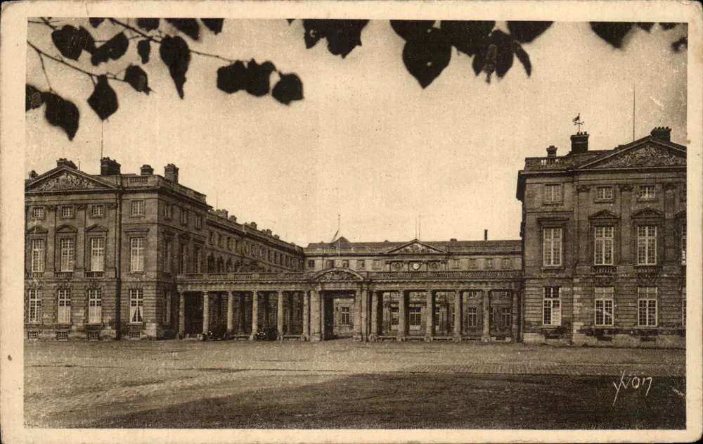 Château de Compiègne — Fassade des Schlosses (VIIIe) — Kunstausgabe YVON - Vorderseite