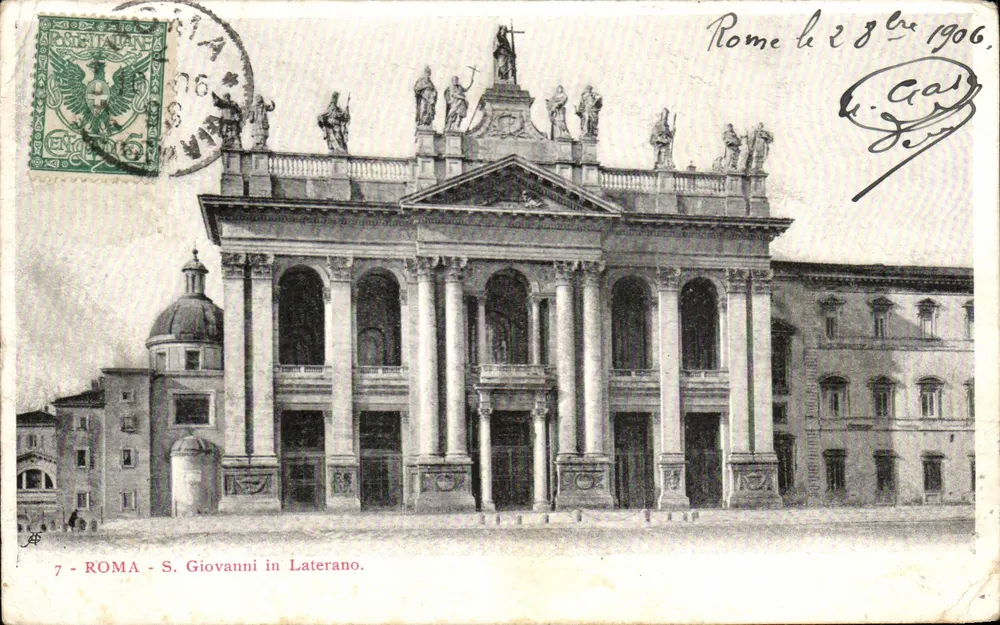 Roma - S. Giovanni in Laterano — éditeur ROMA - S. Giovanni in Laterano, n°7 - Awers