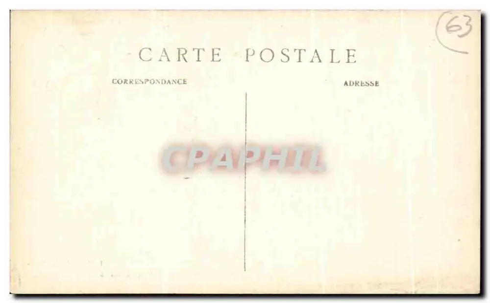 Clermont-Ferrand (P.-de-D.) — Sujets pétrifiés — L'Hirondelle, Paris - Verso