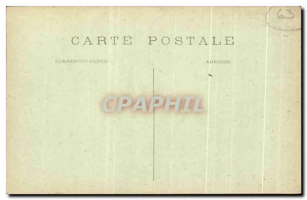 Bourrée der petrifizierenden Fontäne des Natürlichen Brückens — Clermont-Ferrand (P.-de-D.) — Verlag: L'Hirondelle, Paris, Nr. 454 - Rückseite