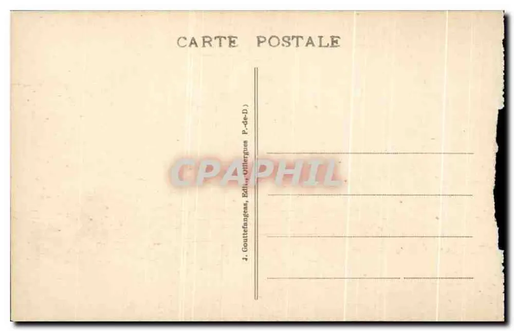 Clermont-Ferrand — Fontaine d'Amboise et Cours Sablon — g. D'O. - 1059 - Rückseite