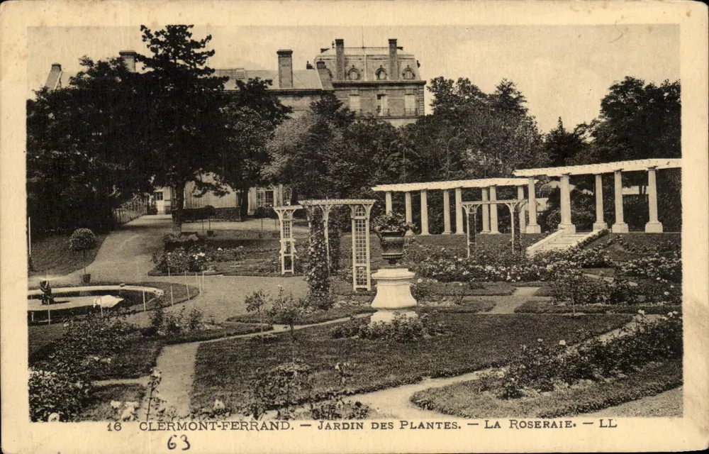 Clermont-Ferrand — Botanischer Garten — Der Rosenpark — LL - Vorderseite