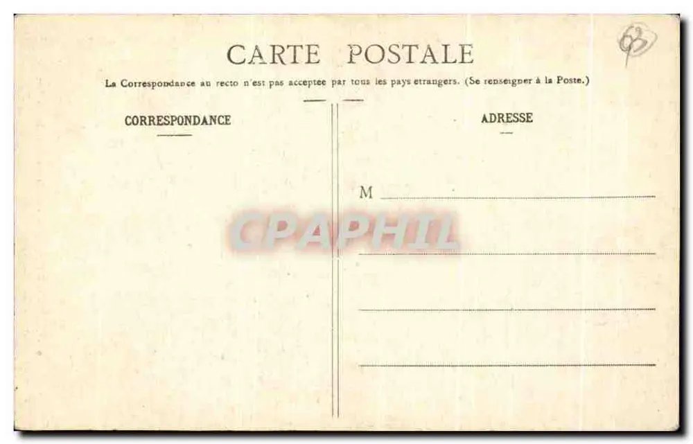 Clermont-Ferrand — A Cripta de N.-D. do Porto — Lib. Bougé-Béal, 21, Rue do Escudo - Verso