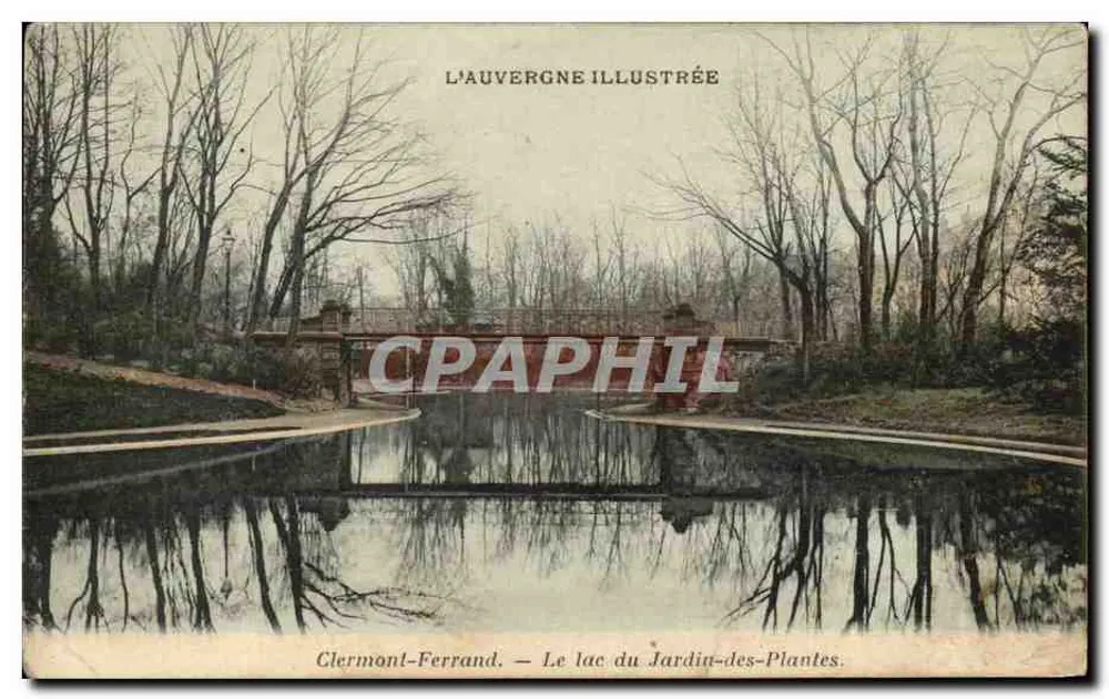 Clermont-Ferrand — Ansicht des Sees Jardin-des-Plantes — L'Auvergne Illustrée - Vorderseite