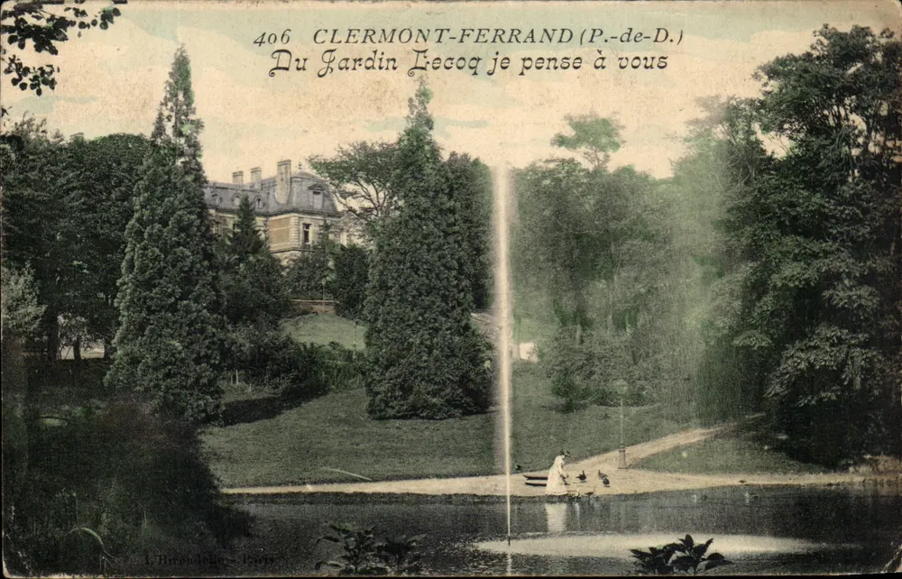 Clermont-Ferrand (P.-de-D.) — Garten Lecoq — L’Hippodelle, Paris, n°406 - Vorderseite