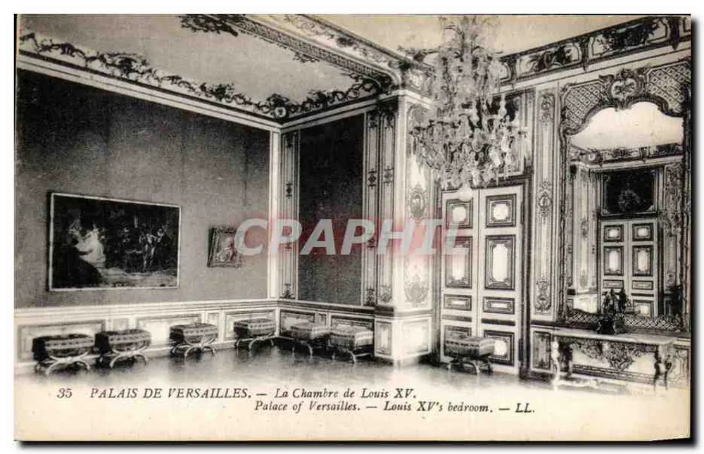 Schloss Versailles — Zimmer von Ludwig XV. — LL. n°35 - Vorderseite