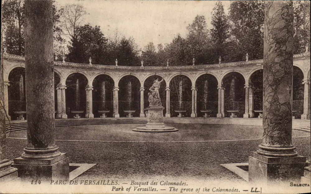 Parc de Versailles — Bosquet der Säulen — Selecta, n°114 - Vorderseite