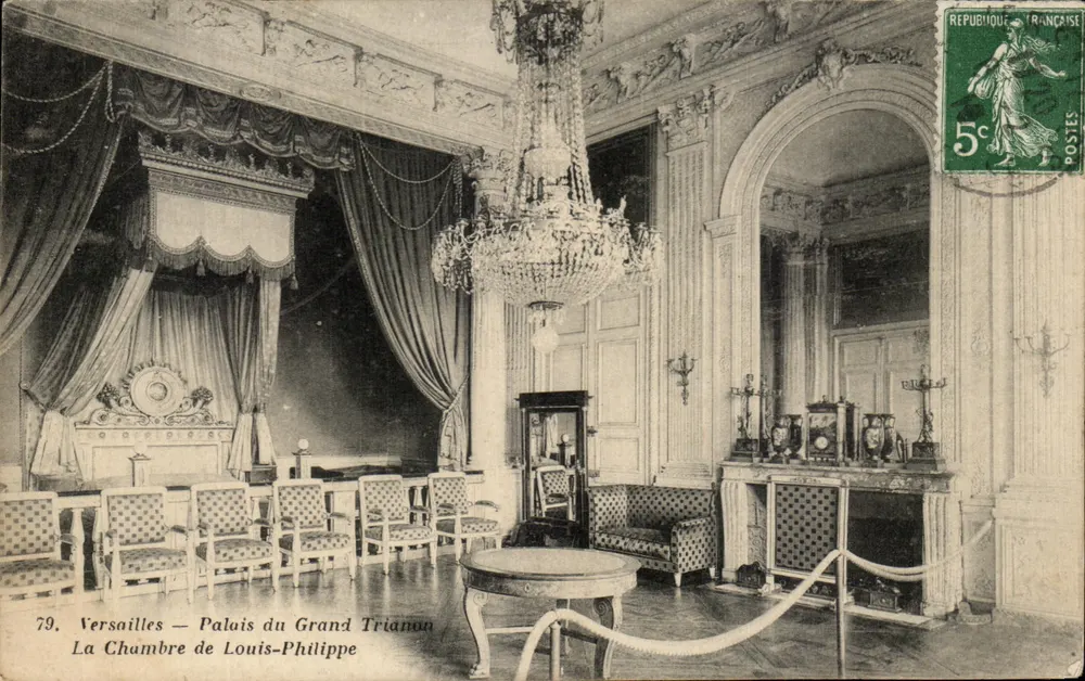 Versailles — Schloss des Großen Trianon — Zimmer von Louis-Philippe - Vorderseite