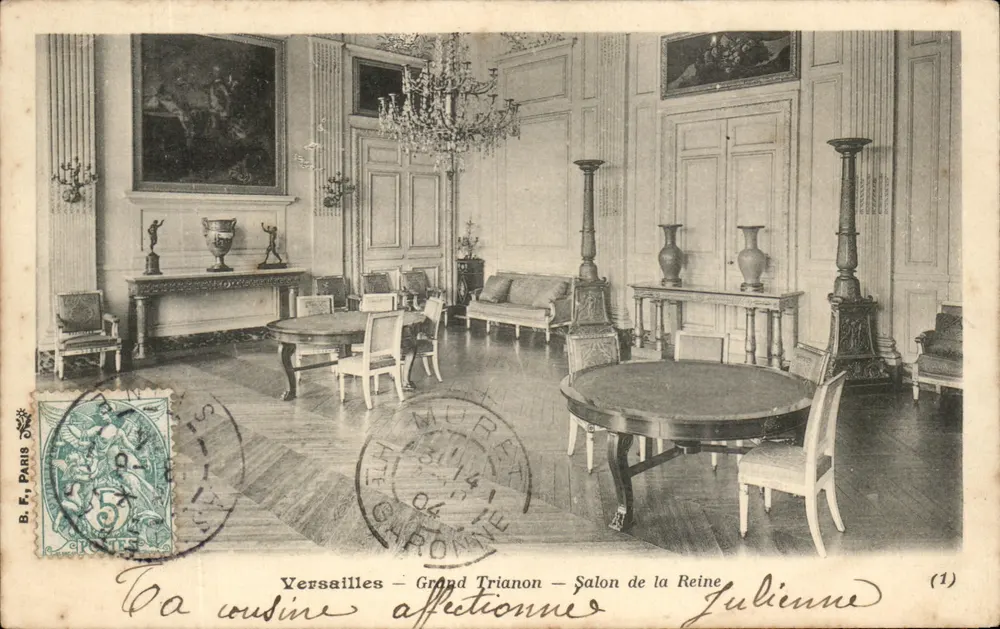 Versailles – Grand Trianon – Salon der Königin Julienne – B. F. PARIS (1) - Vorderseite