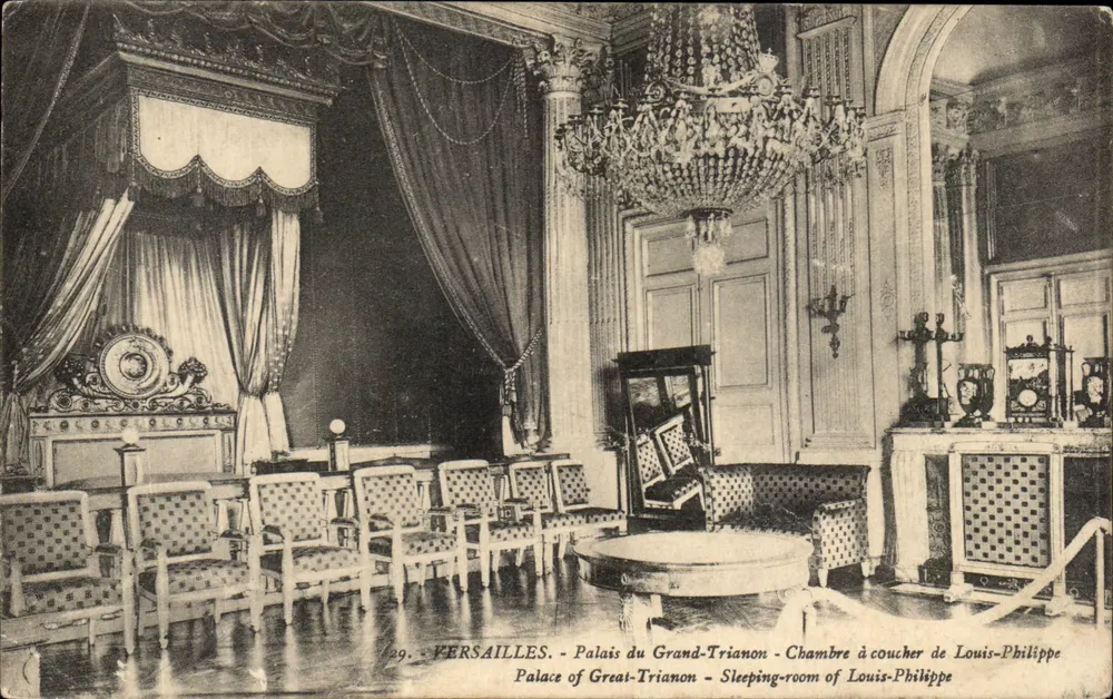 Schlafzimmer von Louis-Philippe — Palast des Grand Trianon — Versailles - Vorderseite