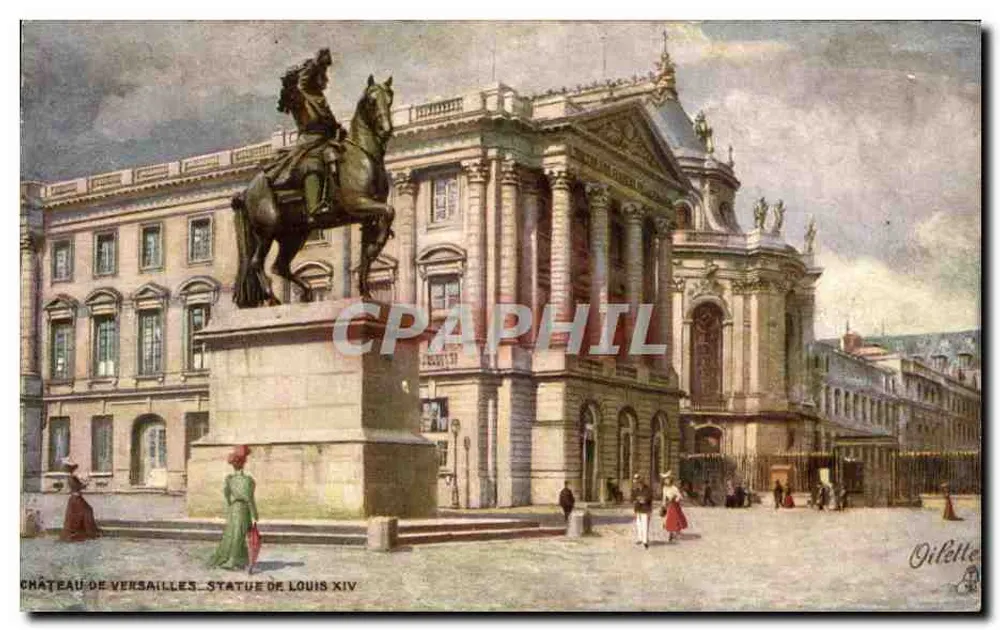 Castelo de Versailles — Estátua de Luís XIV — Oïllette - Frente