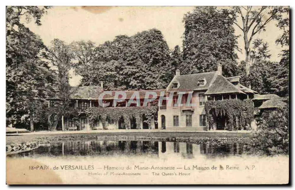 Parc de Versailles — Hameau de Marie-Antoinette — La Maison de la Reine — A.P. - Vorderseite