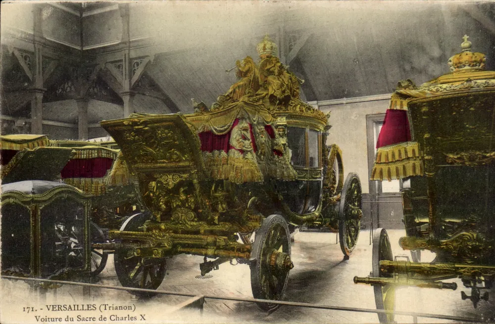 Versailles (Trianon) — Die Krönungskutsche von Charles X — unbekannte Ausgabe - Vorderseite