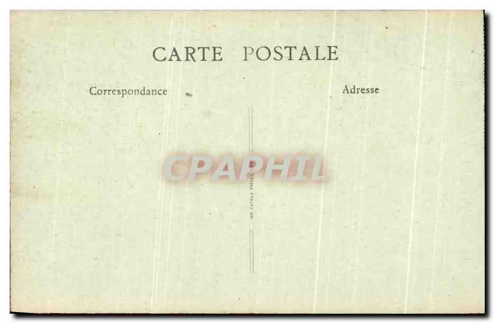 Park von Versailles - Der Bassin von Latone und die Grandes Eaux — H. F. P. — n°12 - Rückseite