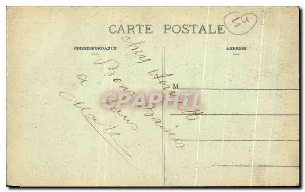 NANCY - O Parque Sainte-Marie — Marcel Delbouy, fototipia Bordeaux, n°195 - Verso
