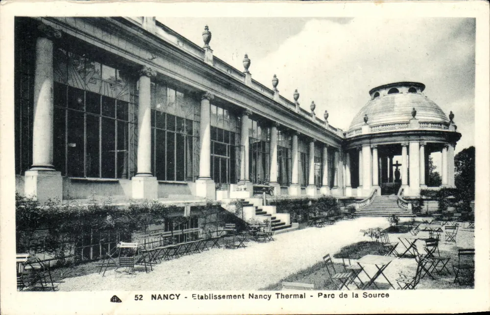 NANCY - Estabelecimento Termal de Nancy - Parque da Fonte - Frente
