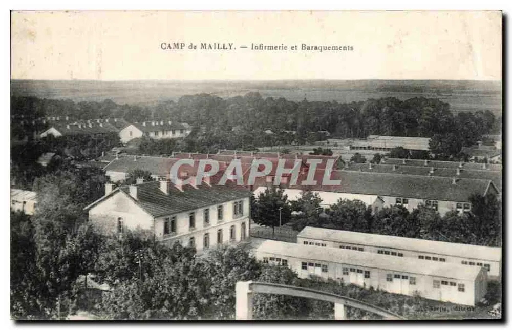 Camp de Mailly — Sanitätsstation und Baracken — A.C. Stepa, Verlag - Vorderseite