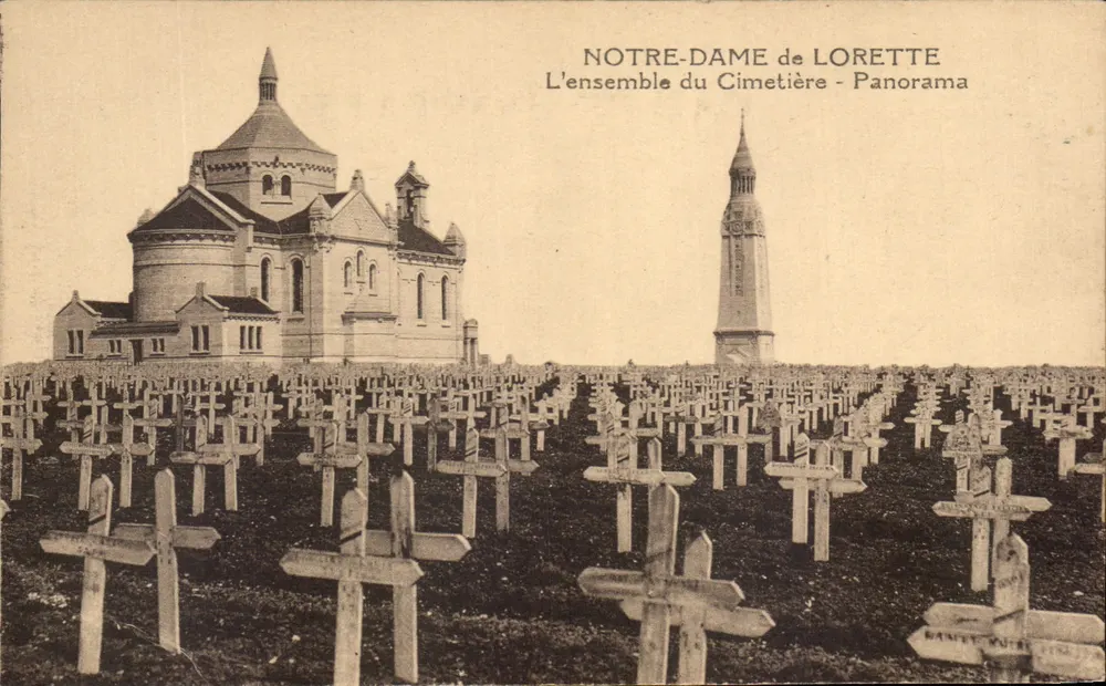 Nossa Senhora de Lorette — O conjunto do Cemitério - Panorama - Frente